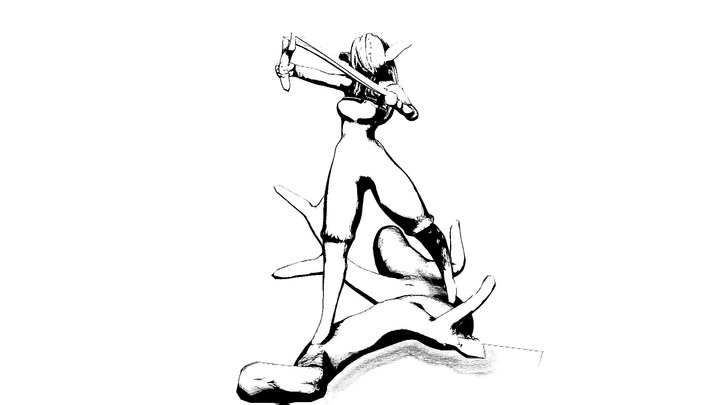 3dinktober2019-Sling 3D Model