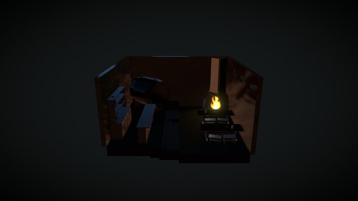 Medieval Tavern 3D Model