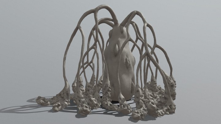 Tree Sculpture Scan 3D Model