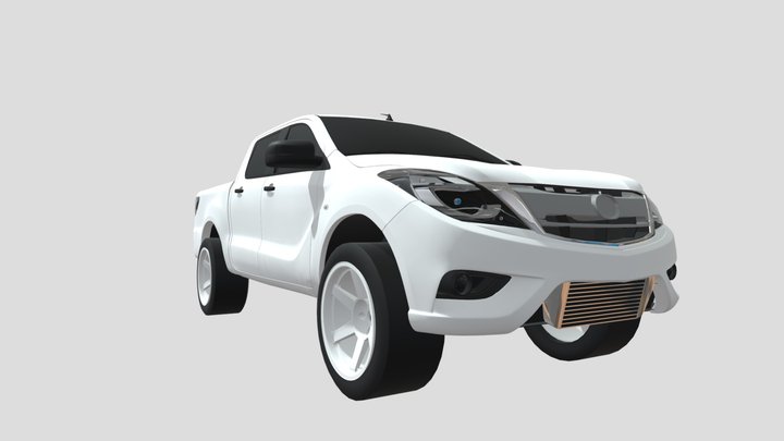 2017 Mazda BT-50 Tuned 3D Model