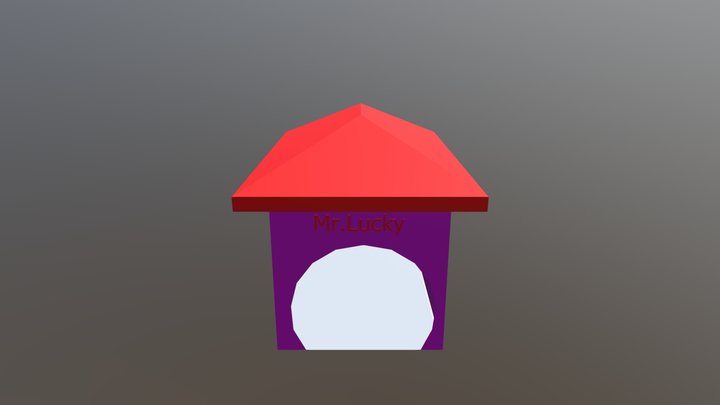 Mini Dog House 3D Model