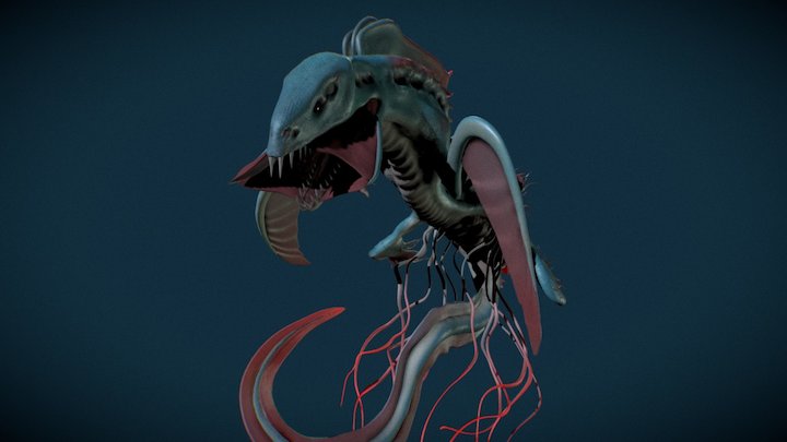 Vouterian Leviathan 3D Model