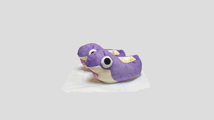 Penguin Slippers 3D Model