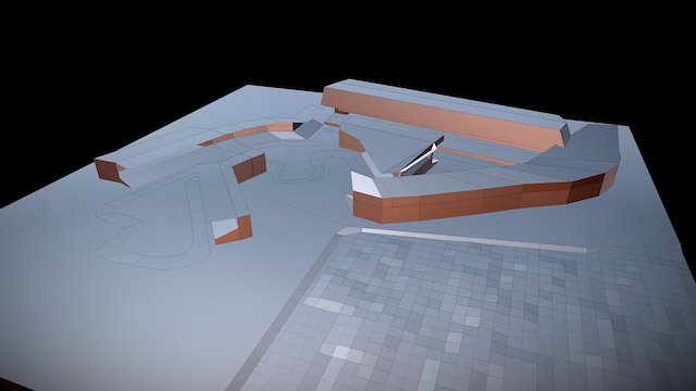 F1 Yas Marina Track 3D Model