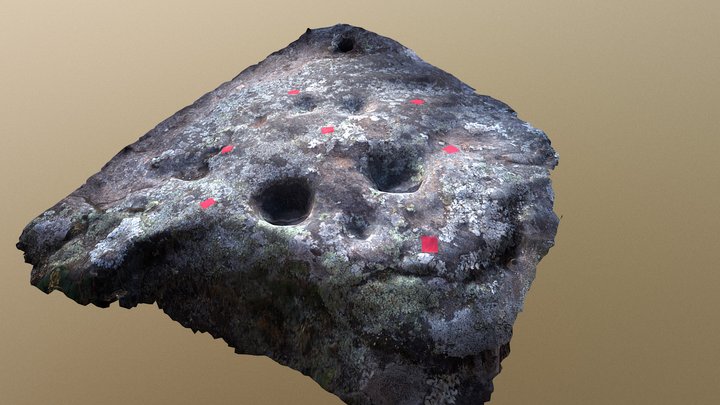 Rasmusbacka cup marks - Kokkola, Finland 3D Model
