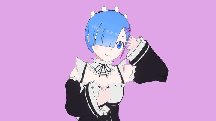 Rem - Re:Zero 3D Model