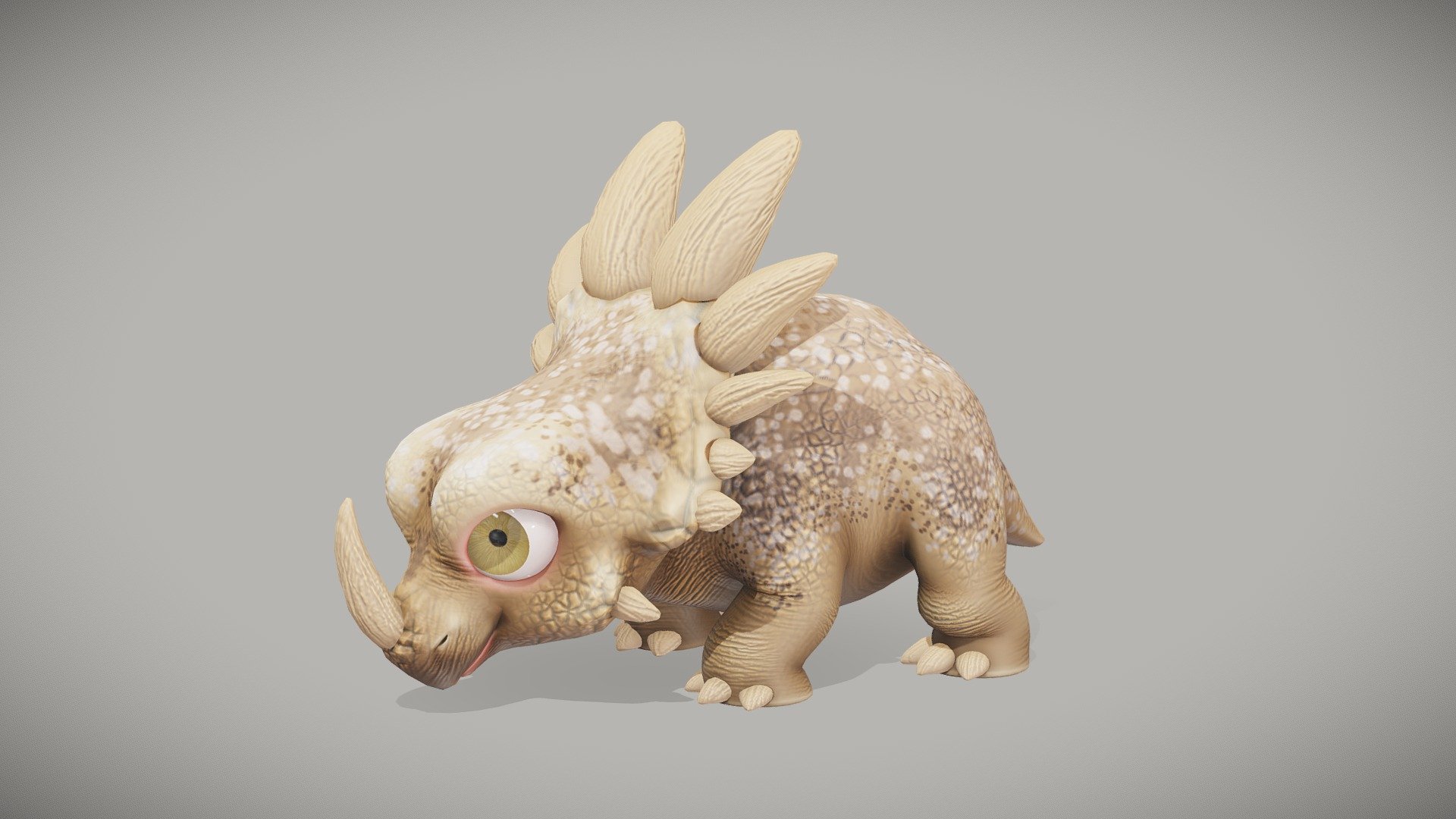 Styracosaurus - 3D Model Animated - PixelBoom