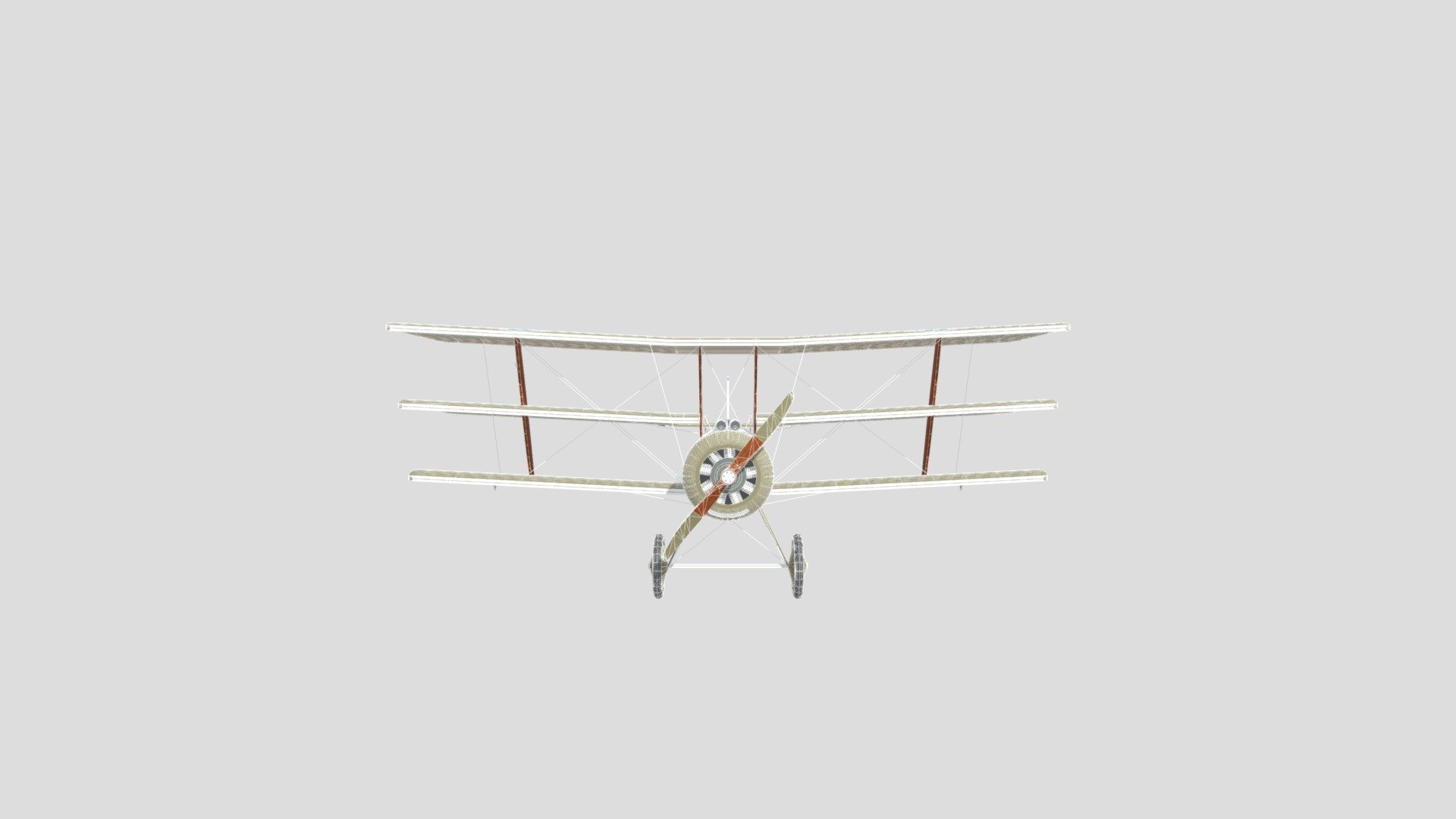 Airplane ww1 Sopwith triplane