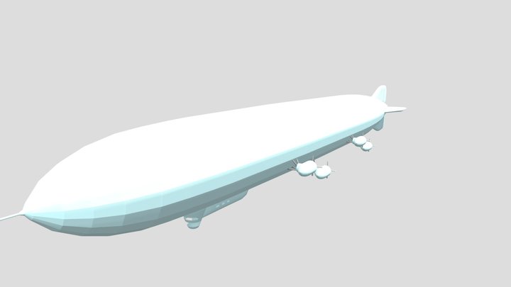 Airship Spirit of Adventure 3D Model