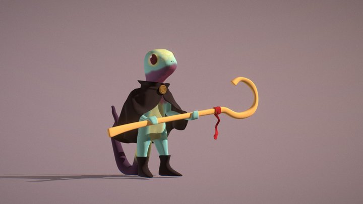Rpg lizard 3D Model