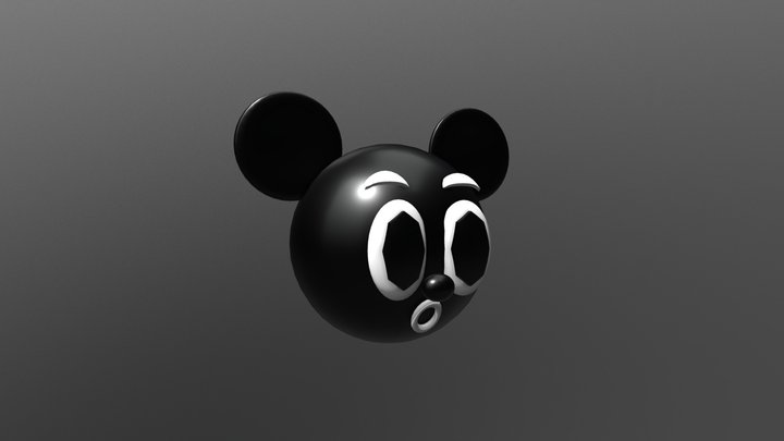 Mesh_menu_ex_Mickey 3D Model