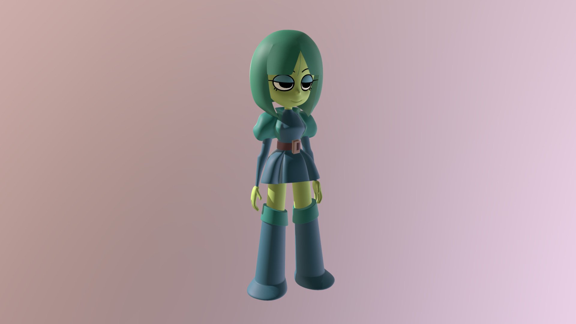 Margo from Hands Up! - 3D model by Utu-Nui (@utu_nui) [0b1e6cd]
