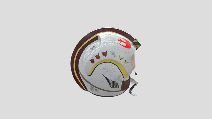 Capacete - Pintura 3D Model