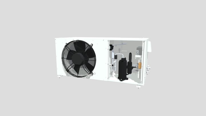 ODHE Condenser Cool Phase Wall 3D Model
