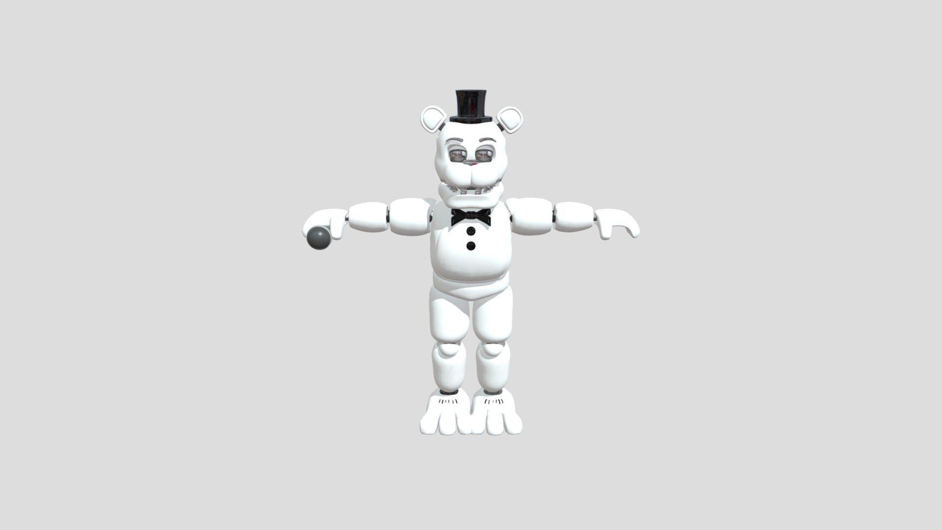 Coolioart Unwithered Freddy - Download Free 3D model by Davoxel ...