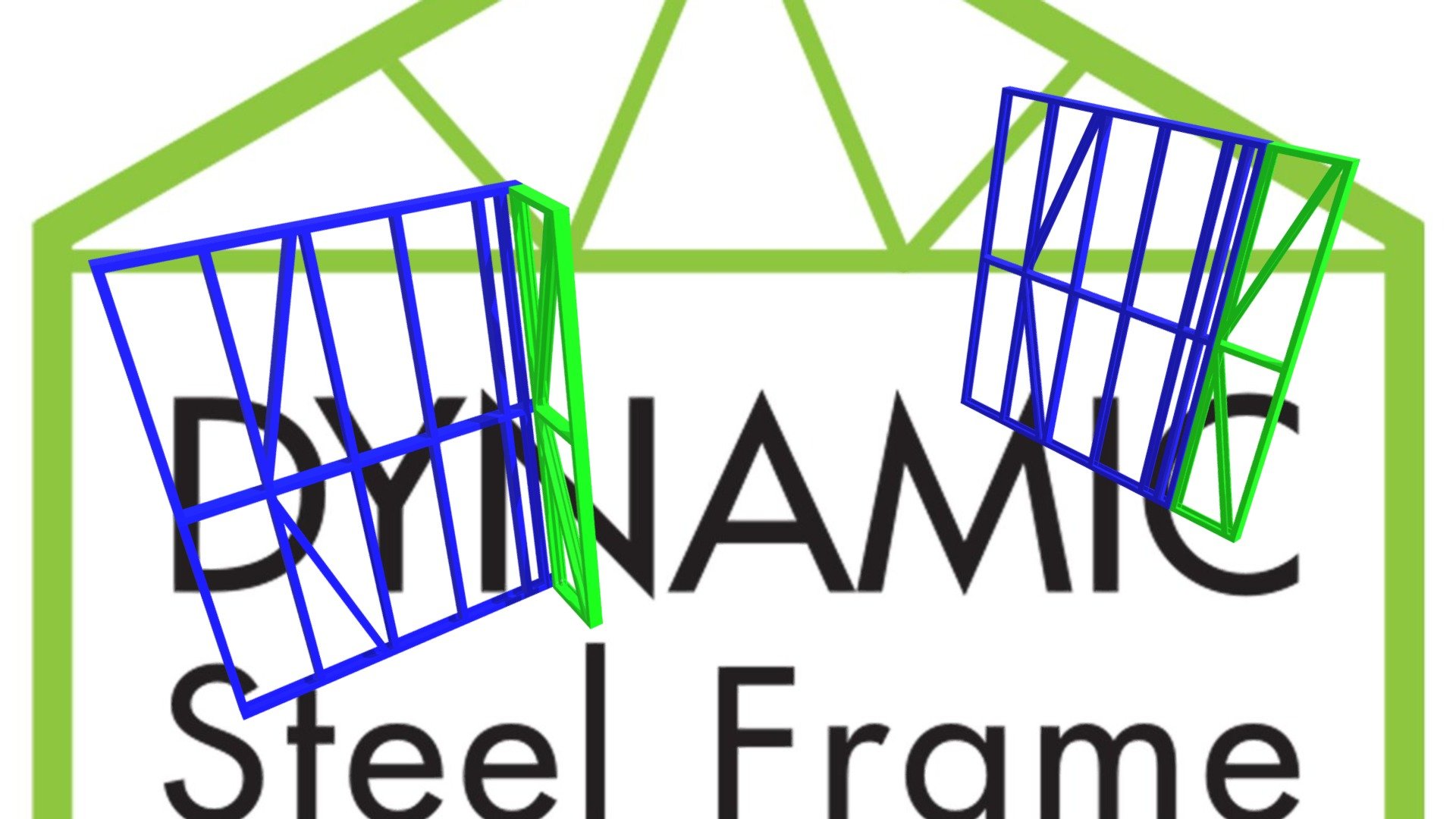 wall to wall connection 3D model by Dynamic Steel Frame