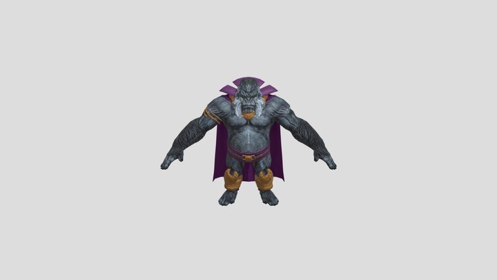 Gorilla Grodd 3D Model