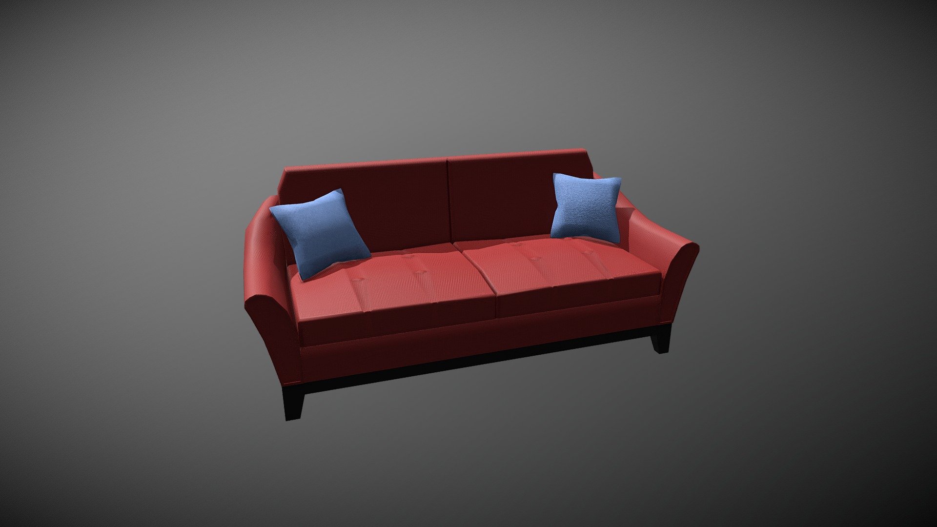 Couch/Sofa - 3D model by CagedAlchemist [0b1faaa] - Sketchfab