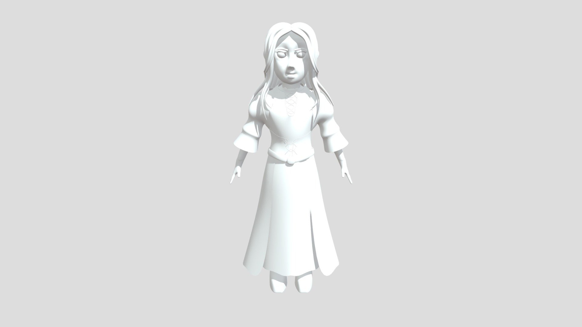 Putri Natasya- Nyi Roro Kidul - 3D Sculpting UMN - 3D model by ...