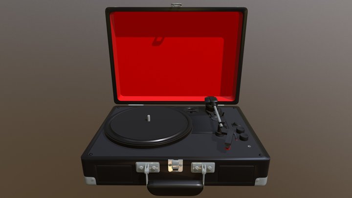 Crosley Cruiser Portable Turntable 3D Model