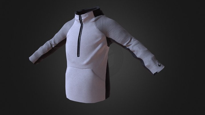 Clothing Sculpt - Sports Jacket 3D Model