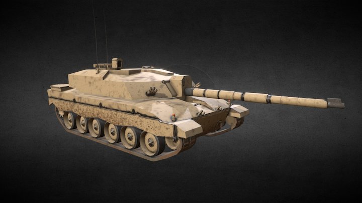 Challenger 2 3D Model