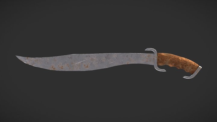 WW1 Knife 3D Model