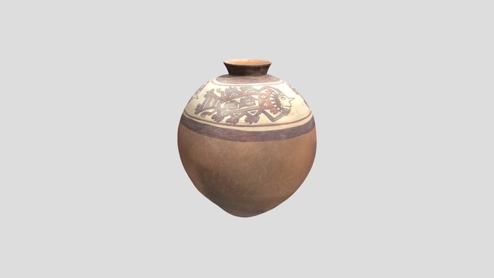 vasija-come-cabeza-cerrodeoro 3D Model