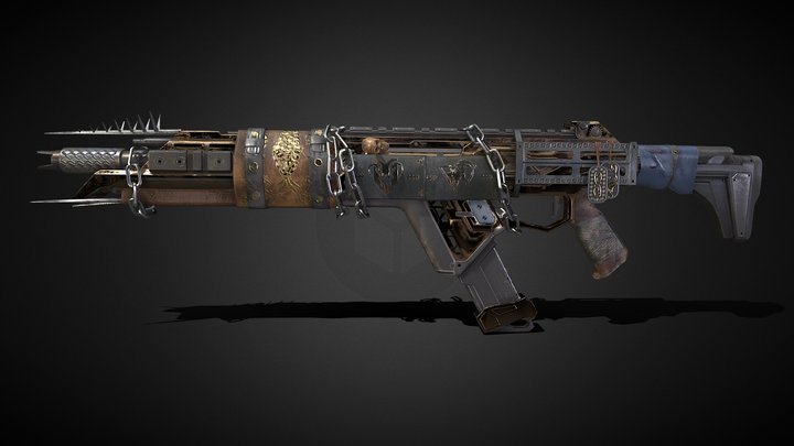 Apex Legends Carbine R301 The Pale Moonlight – Free 3D Model STL