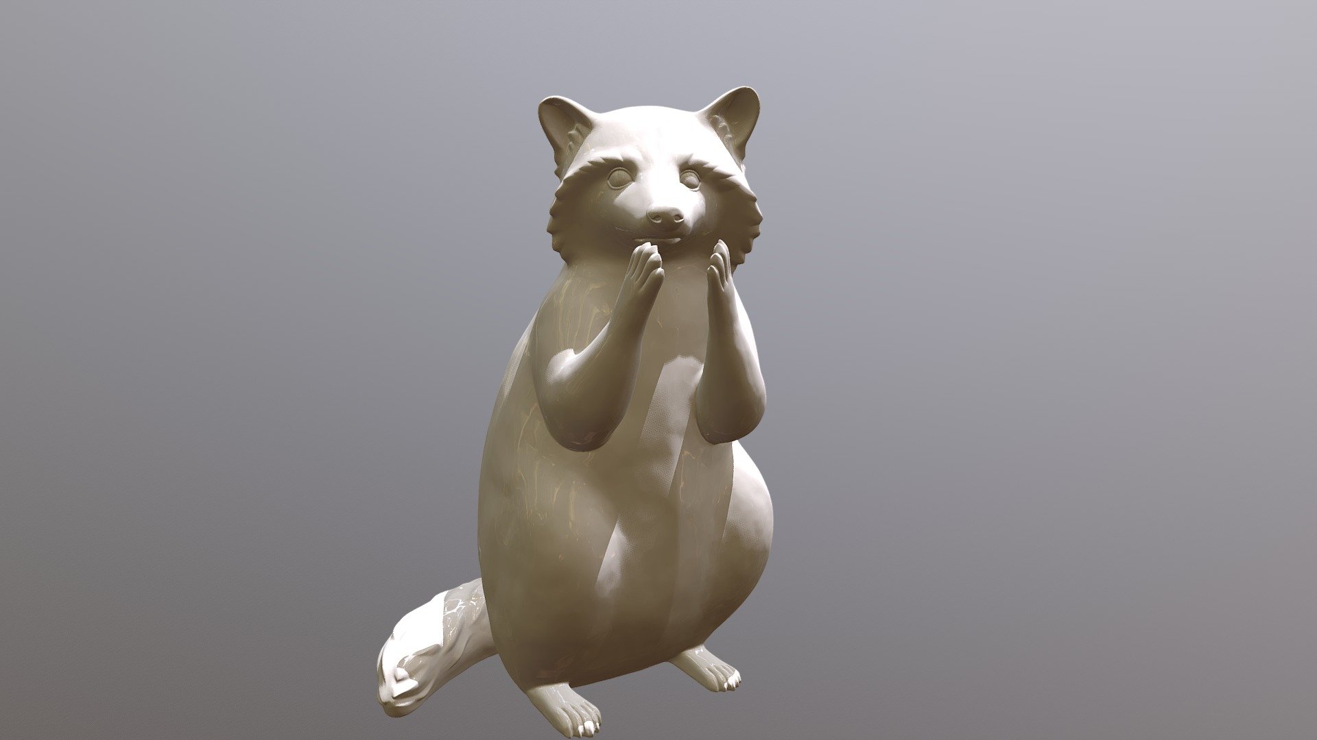 Waschbaer — Sketchfab embed 3D viewer