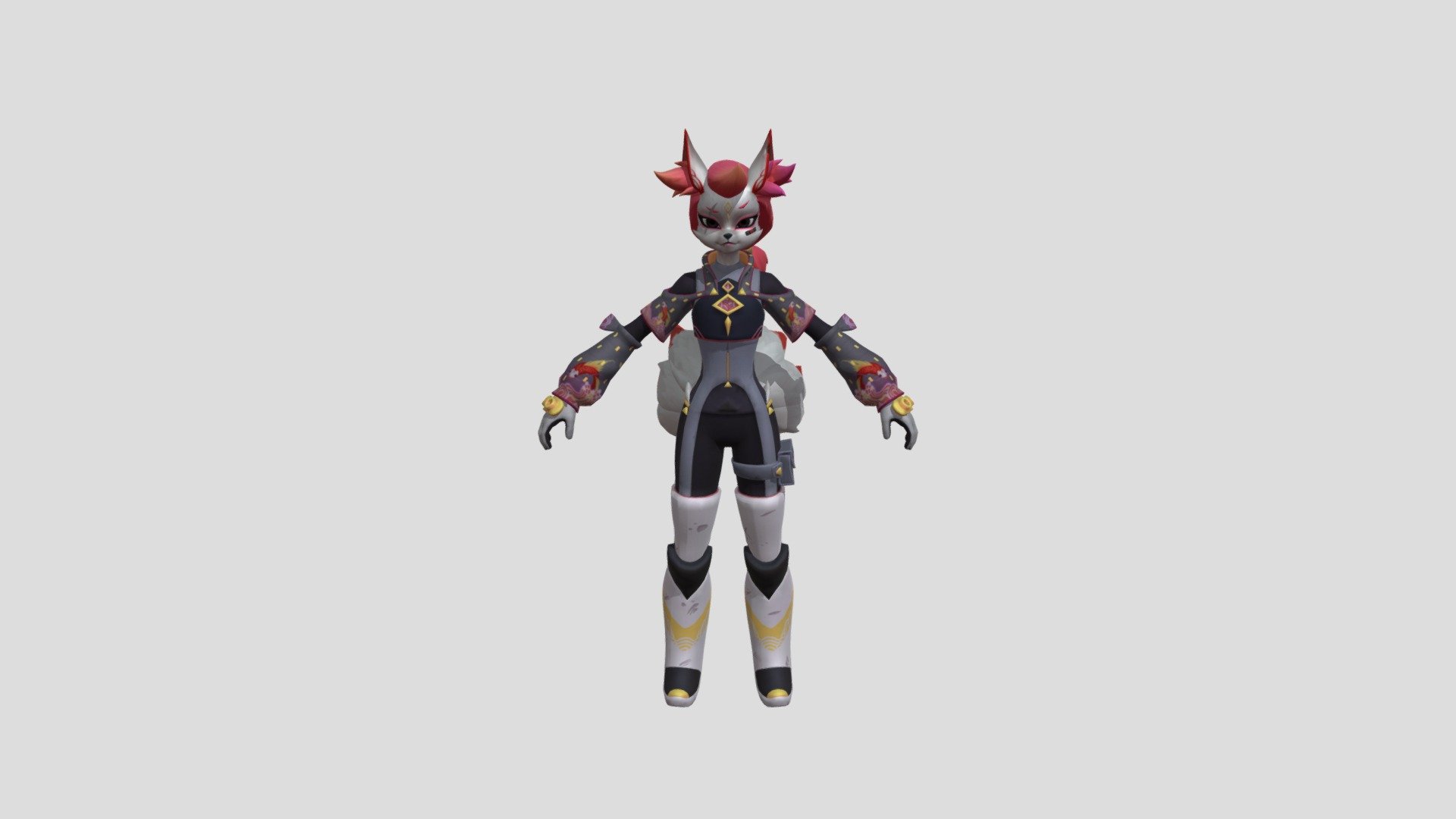 Kimiko - Download Free 3D model by Cradle of the Cube  (@Observer_Terminator) [0b2416c]