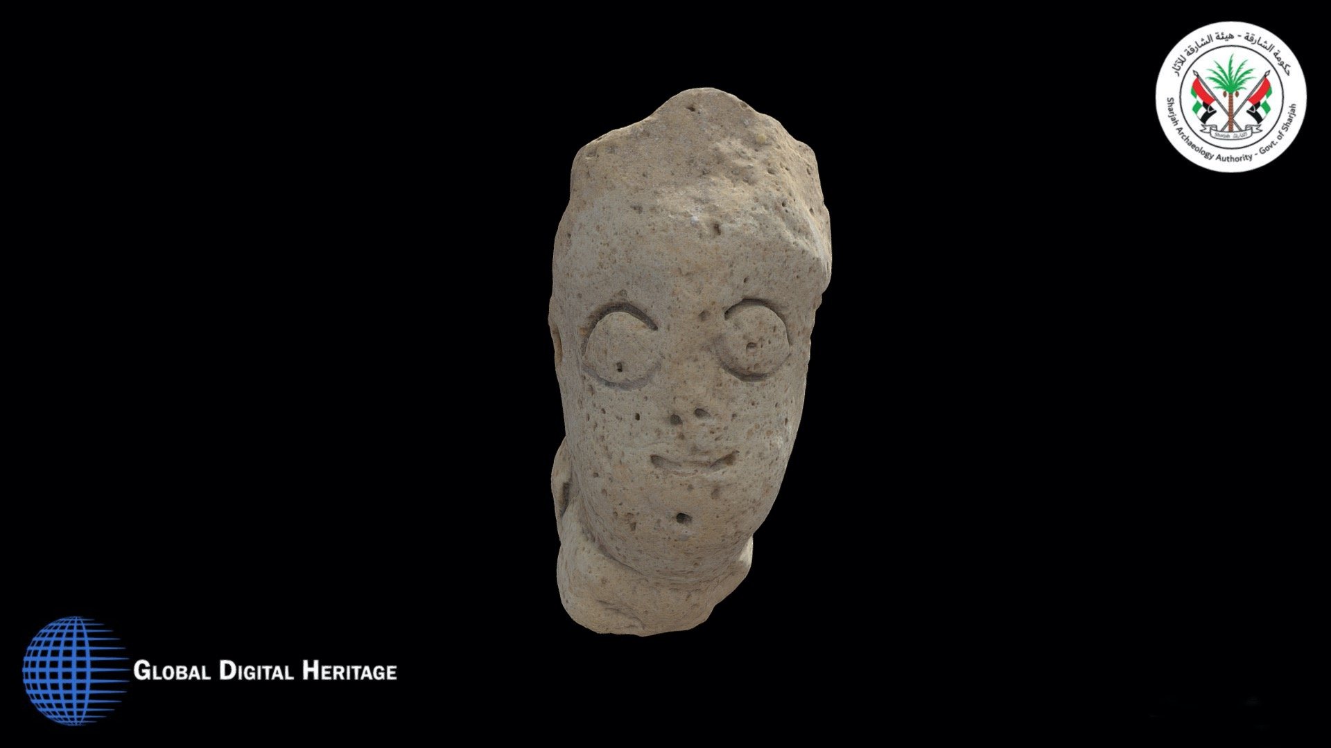 Pre-Islamic Terracotta Head, Mleiha, Sharjah