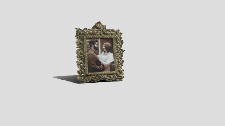 Antique Picture Frame 3D Model