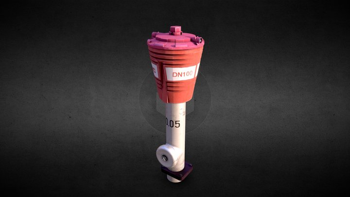 German Fire Hydrant 3D Model