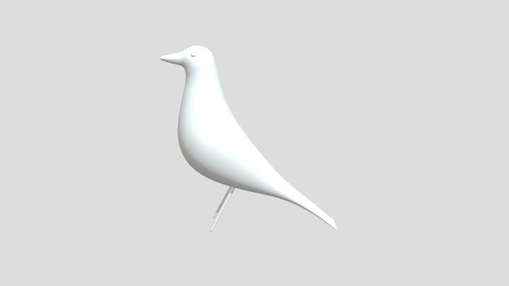 Eames H Ouse Bird By Vitra 3D Model