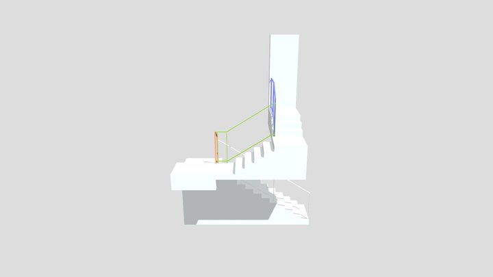 Guarda Escada 3D Model