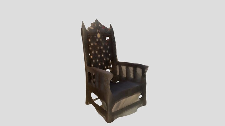 The DarkOnes Chair ( Not AI ) 3D Model