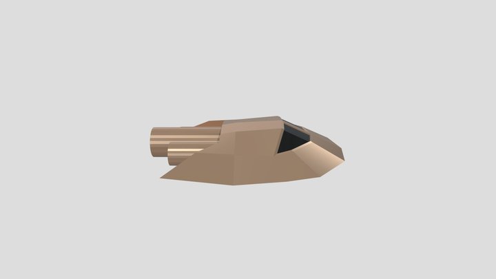 Kai-spaceship-lowpoly 3D Model