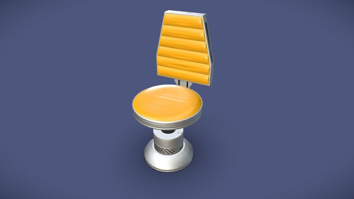 Sci-fi Seat 3D Model