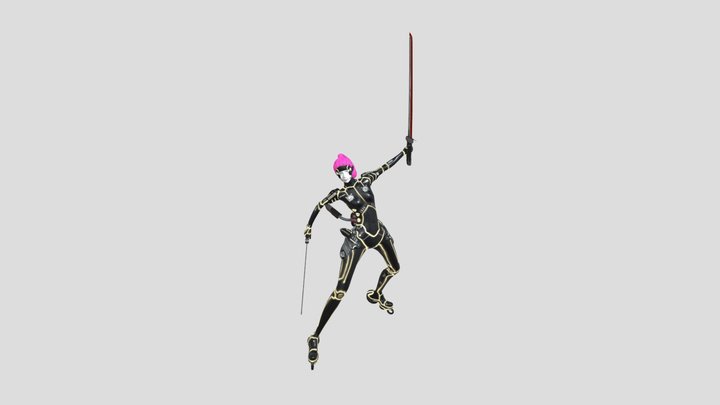 Motored_Girl 3D Model