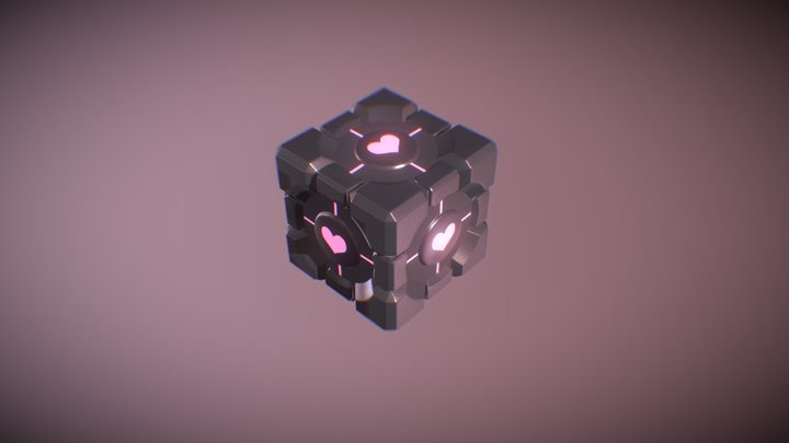 Companion Cube 3D Model
