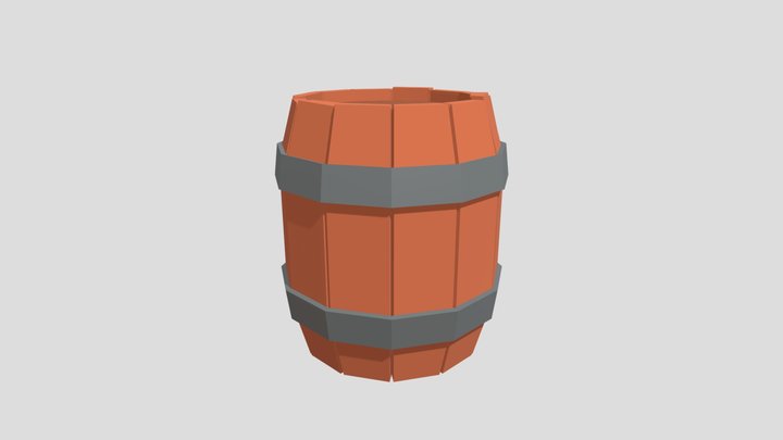 Barrel 3D Model