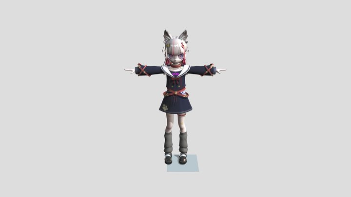 MoonCat 3D Model