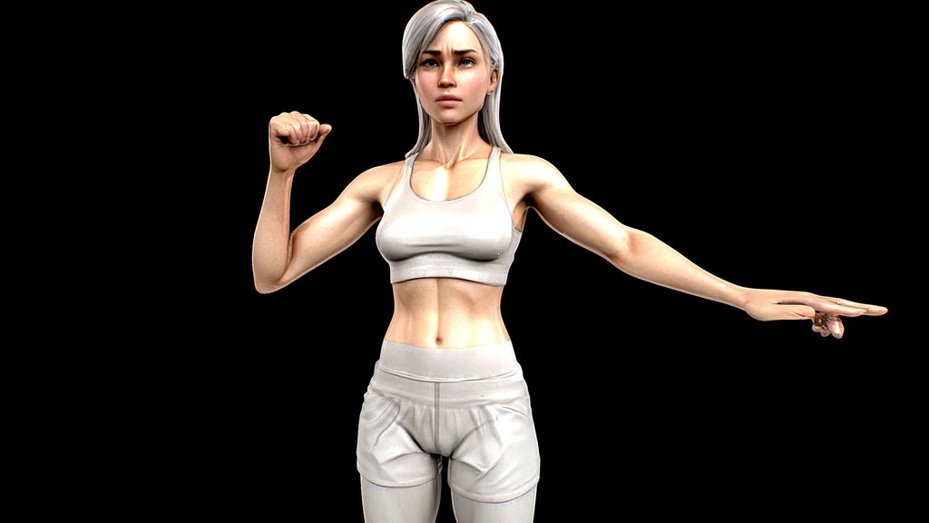 Female Character athletic woman