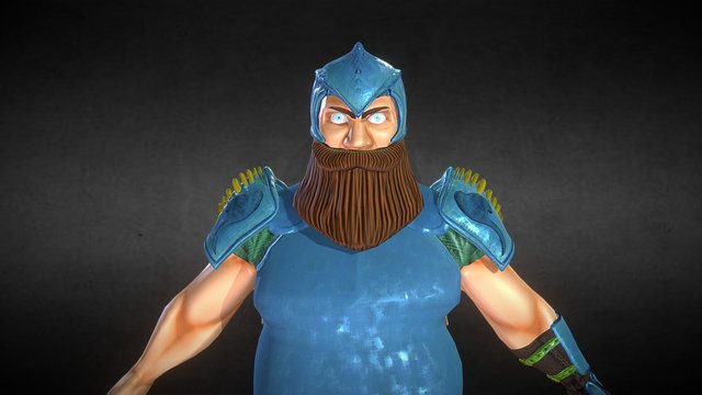 Water Mage 3D Model