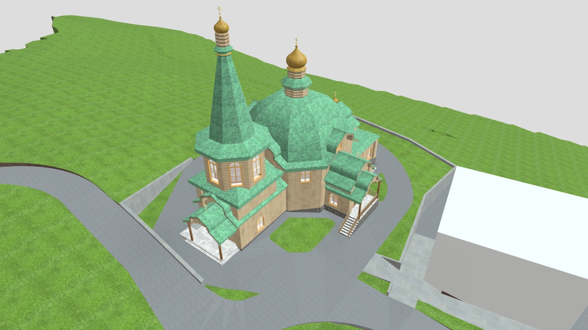 Храм - 3D model by dmitriy_23 [0b2c391] - Sketchfab