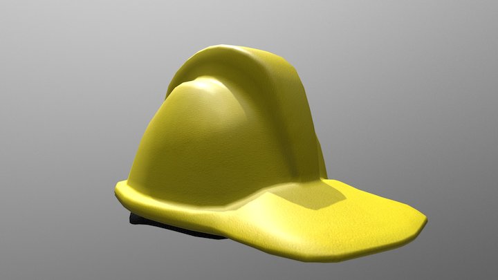 Hard Hat (Large Crown) – Free 3D Model STL