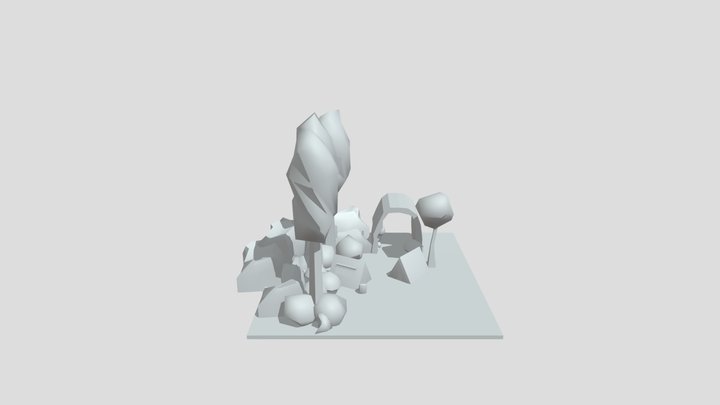 Asset Display final scene 3D Model
