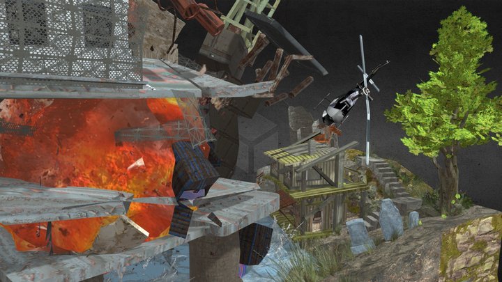 DAE Diorama - By the ocean 3D Model