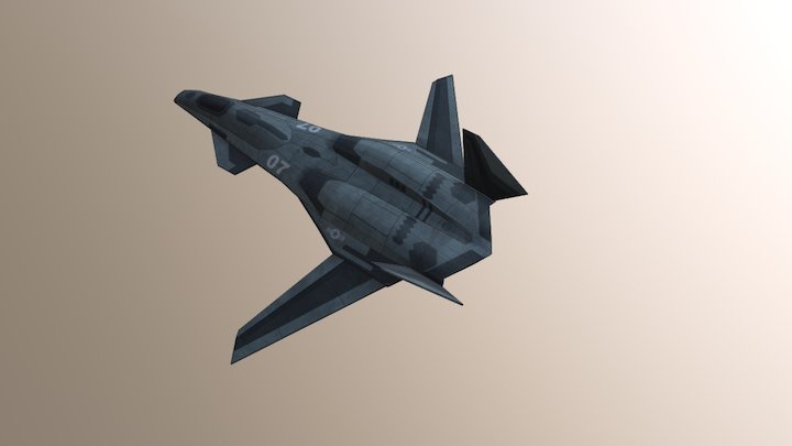 FA-37 Talon Stelth Jet 3D Model